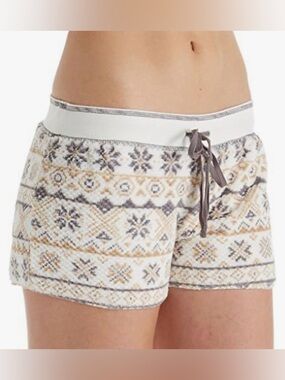 PJ Salvage Fair Isle Fleece Lounge Pajama Shorts